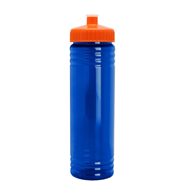 24 oz. Slim Fit UpCycle rPET Bottle with Push-Pull Lid. Molded... from ASI 40480 Koozie Group