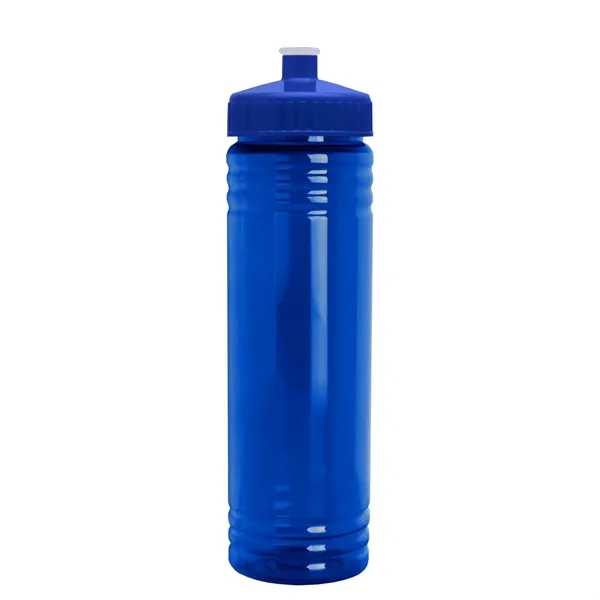24 oz. Slim Fit UpCycle rPET Bottle with Push-Pull Lid. Molded... from ASI 40480 Koozie Group