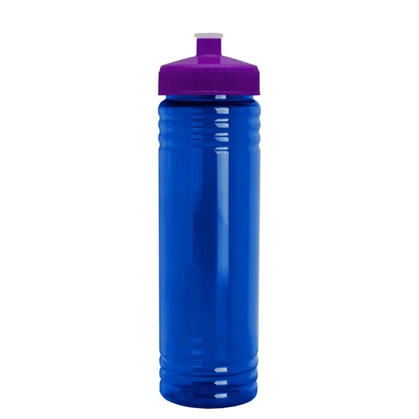24 oz. Slim Fit UpCycle rPET Bottle with Push-Pull Lid. Molded... from ASI 40480 Koozie Group