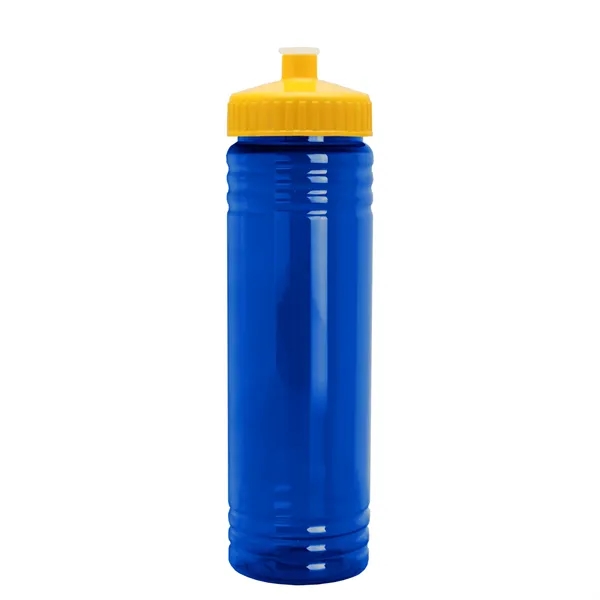 24 oz. Slim Fit UpCycle rPET Bottle with Push-Pull Lid. Molded... from ASI 40480 Koozie Group