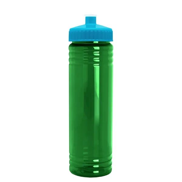 24 oz. Slim Fit UpCycle rPET Bottle with Push-Pull Lid. Molded... from ASI 40480 Koozie Group