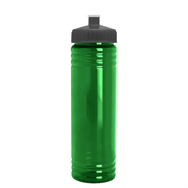 24 oz. Slim Fit UpCycle rPET Bottle with Push-Pull Lid. Molded... from ASI 40480 Koozie Group