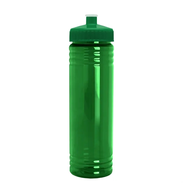 24 oz. Slim Fit UpCycle rPET Bottle with Push-Pull Lid. Molded... from ASI 40480 Koozie Group