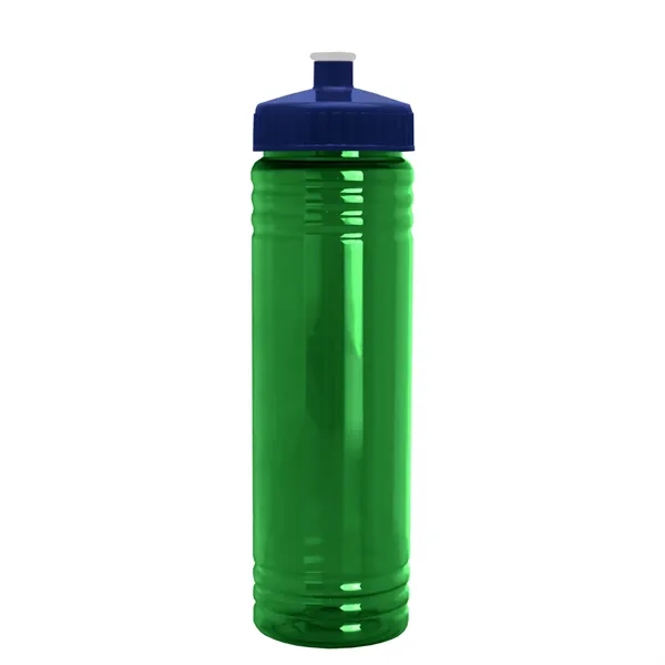 24 oz. Slim Fit UpCycle rPET Bottle with Push-Pull Lid. Molded... from ASI 40480 Koozie Group