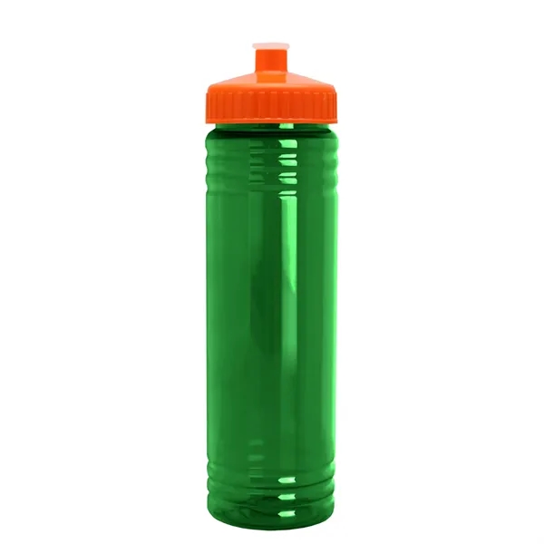 24 oz. Slim Fit UpCycle rPET Bottle with Push-Pull Lid. Molded... from ASI 40480 Koozie Group