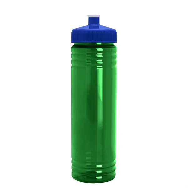 24 oz. Slim Fit UpCycle rPET Bottle with Push-Pull Lid. Molded... from ASI 40480 Koozie Group