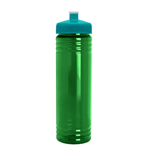 24 oz. Slim Fit UpCycle rPET Bottle with Push-Pull Lid. Molded... from ASI 40480 Koozie Group