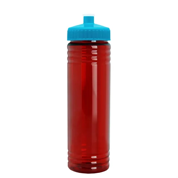 24 oz. Slim Fit UpCycle rPET Bottle with Push-Pull Lid. Molded... from ASI 40480 Koozie Group