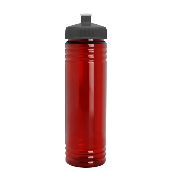 24 oz. Slim Fit UpCycle rPET Bottle with Push-Pull Lid. Molded... from ASI 40480 Koozie Group