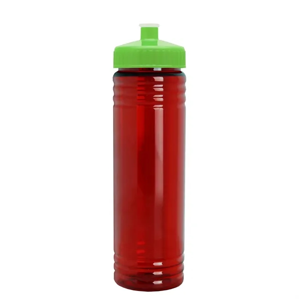 24 oz. Slim Fit UpCycle rPET Bottle with Push-Pull Lid. Molded... from ASI 40480 Koozie Group