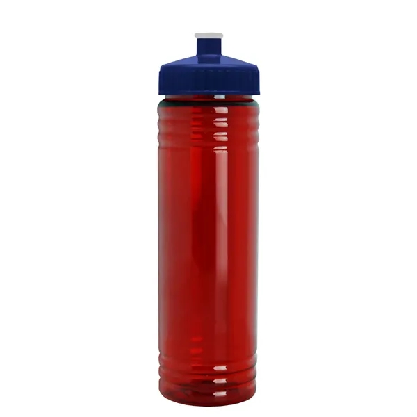 24 oz. Slim Fit UpCycle rPET Bottle with Push-Pull Lid. Molded... from ASI 40480 Koozie Group
