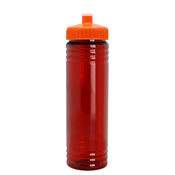 24 oz. Slim Fit UpCycle rPET Bottle with Push-Pull Lid. Molded... from ASI 40480 Koozie Group