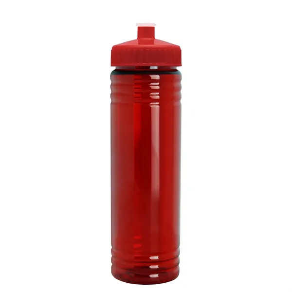 24 oz. Slim Fit UpCycle rPET Bottle with Push-Pull Lid. Molded... from ASI 40480 Koozie Group