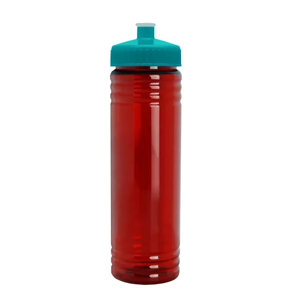 24 oz. Slim Fit UpCycle rPET Bottle with Push-Pull Lid. Molded... from ASI 40480 Koozie Group