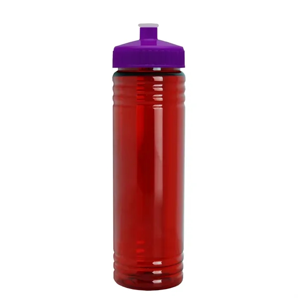 24 oz. Slim Fit UpCycle rPET Bottle with Push-Pull Lid. Molded... from ASI 40480 Koozie Group
