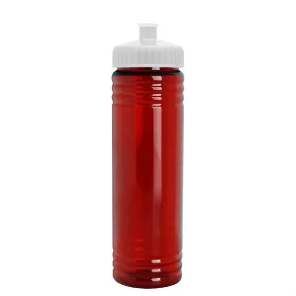 24 oz. Slim Fit UpCycle rPET Bottle with Push-Pull Lid. Molded... from ASI 40480 Koozie Group