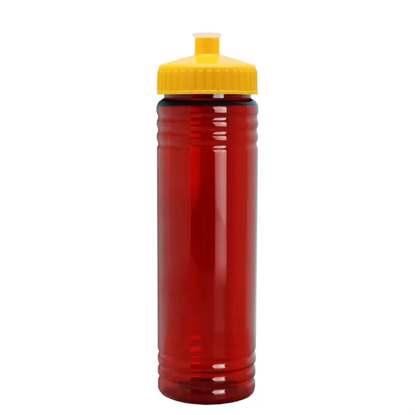 24 oz. Slim Fit UpCycle rPET Bottle with Push-Pull Lid. Molded... from ASI 40480 Koozie Group