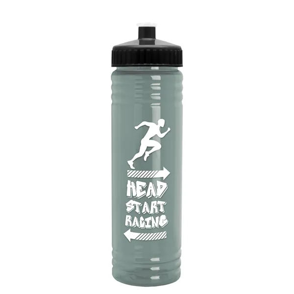 24 oz. Slim Fit UpCycle rPET Bottle with Push-Pull Lid. Molded... from ASI 40480 Koozie Group