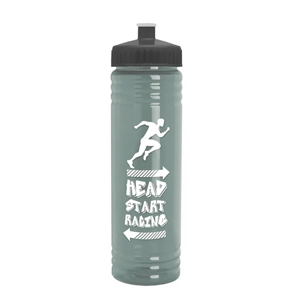 24 oz. Slim Fit UpCycle rPET Bottle with Push-Pull Lid. Molded... from ASI 40480 Koozie Group