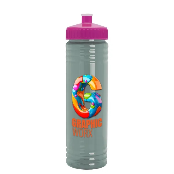 24 oz. Slim Fit UpCycle rPET Bottle with Push-Pull Lid. Molded... from ASI 40480 Koozie Group