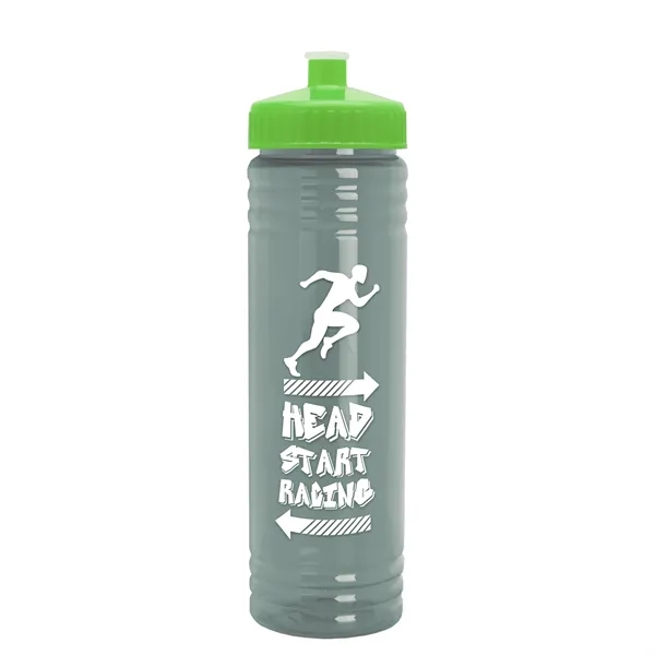 24 oz. Slim Fit UpCycle rPET Bottle with Push-Pull Lid. Molded... from ASI 40480 Koozie Group