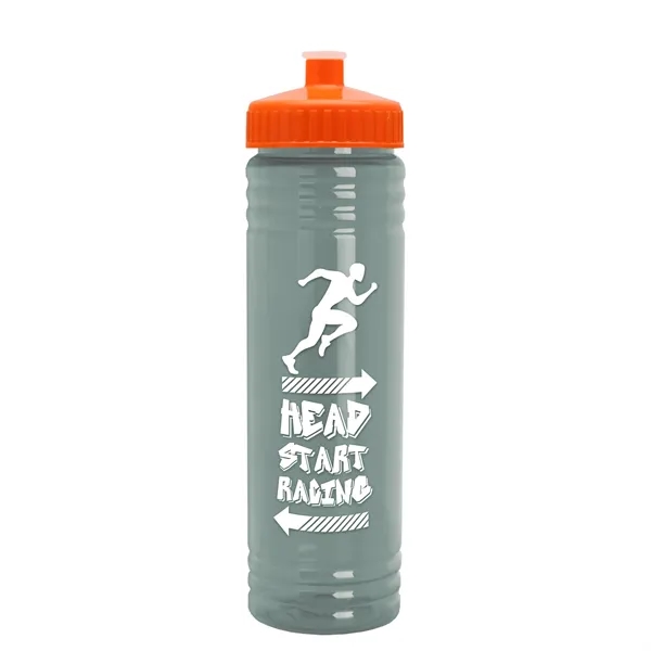 24 oz. Slim Fit UpCycle rPET Bottle with Push-Pull Lid. Molded... from ASI 40480 Koozie Group