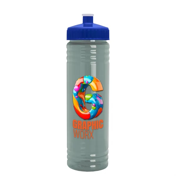 24 oz. Slim Fit UpCycle rPET Bottle with Push-Pull Lid. Molded... from ASI 40480 Koozie Group