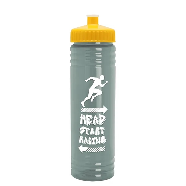 24 oz. Slim Fit UpCycle rPET Bottle with Push-Pull Lid. Molded... from ASI 40480 Koozie Group