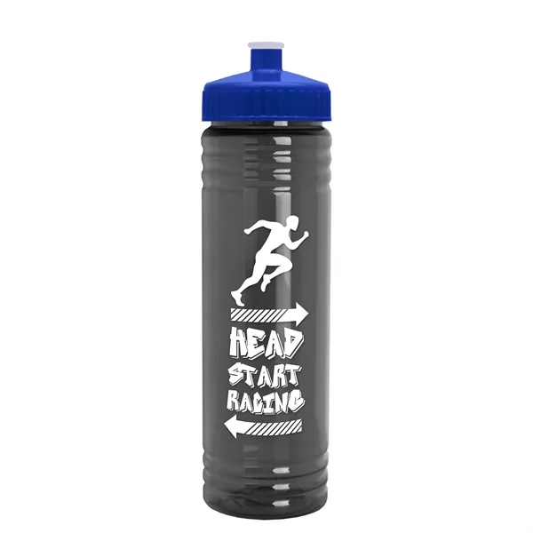 24 oz. Slim Fit UpCycle rPET Bottle with Push-Pull Lid. Molded... from ASI 40480 Koozie Group