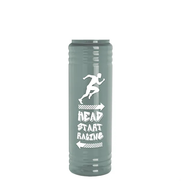 24 oz. Slim Fit UpCycle rPET Bottle with Push-Pull Lid. Molded... from ASI 40480 Koozie Group
