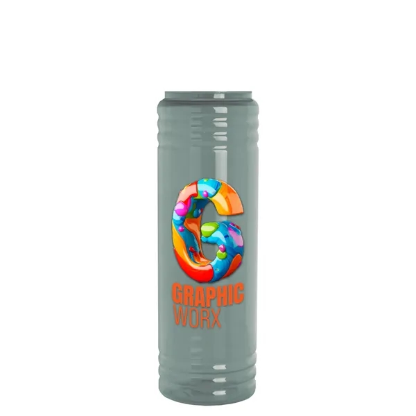 24 oz. Slim Fit UpCycle rPET Bottle with Push-Pull Lid. Molded... from ASI 40480 Koozie Group