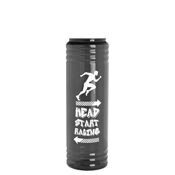 24 oz. Slim Fit UpCycle rPET Bottle with Push-Pull Lid. Molded... from ASI 40480 Koozie Group