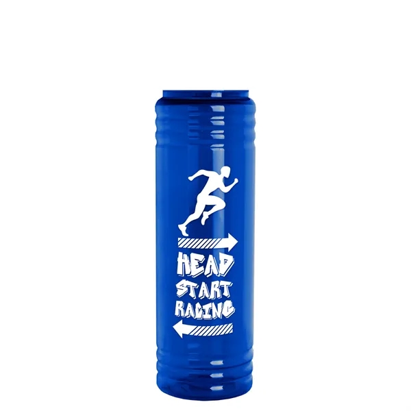 24 oz. Slim Fit UpCycle rPET Bottle with Push-Pull Lid. Molded... from ASI 40480 Koozie Group