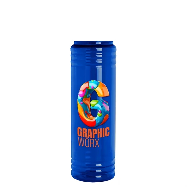 24 oz. Slim Fit UpCycle rPET Bottle with Push-Pull Lid. Molded... from ASI 40480 Koozie Group