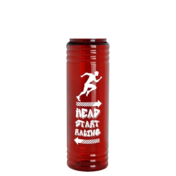 24 oz. Slim Fit UpCycle rPET Bottle with Push-Pull Lid. Molded... from ASI 40480 Koozie Group