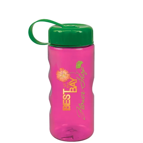 Mini mountain bottle, 22 oz., with tethered lid.... from ASI 40480 Koozie Group