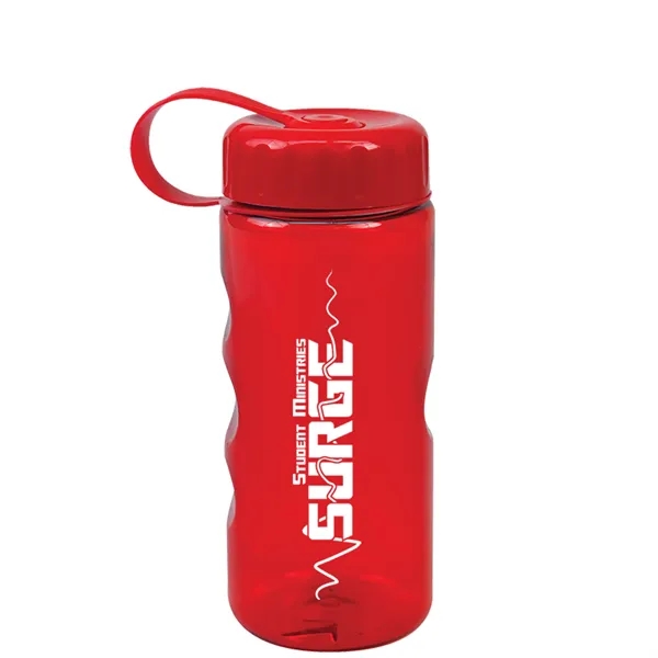 Mini mountain bottle, 22 oz., with tethered lid.... from ASI 40480 Koozie Group