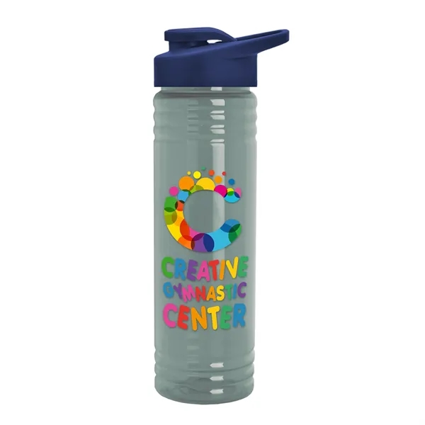 24 oz. Slim Fit UpCycle rPET Bottle with Drink-thru lid. Molded... from ASI 40480 Koozie Group