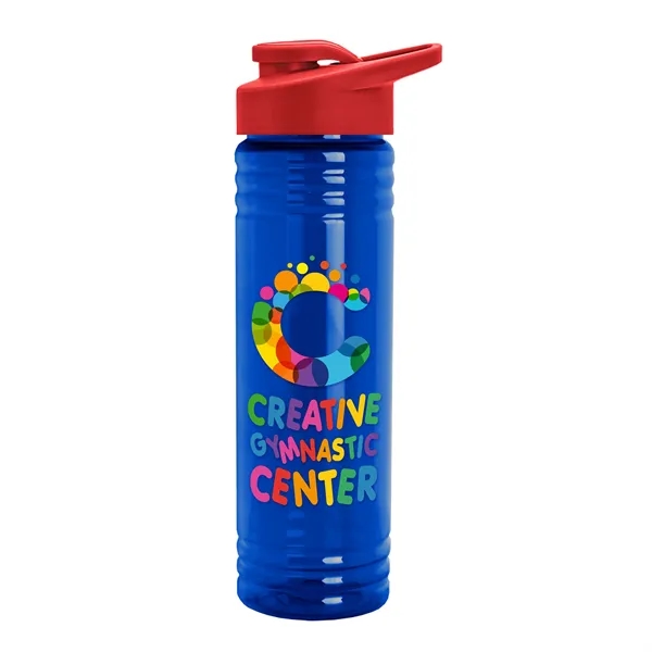 24 oz. Slim Fit UpCycle rPET Bottle with Drink-thru lid. Molded... from ASI 40480 Koozie Group