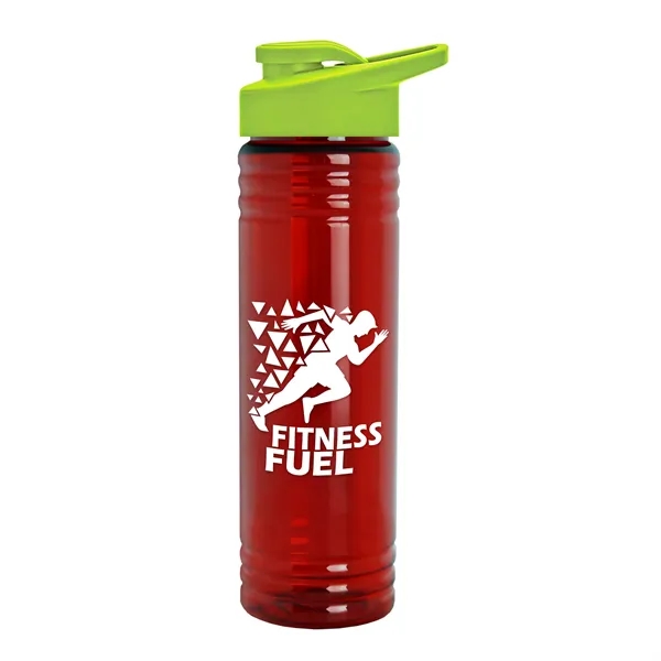 24 oz. Slim Fit UpCycle rPET Bottle with Drink-thru lid. Molded... from ASI 40480 Koozie Group