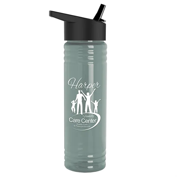Slim Cylinder Design 24 oz. UpCycle Sport Bottles with Flip Straw... from ASI 40480 Koozie Group