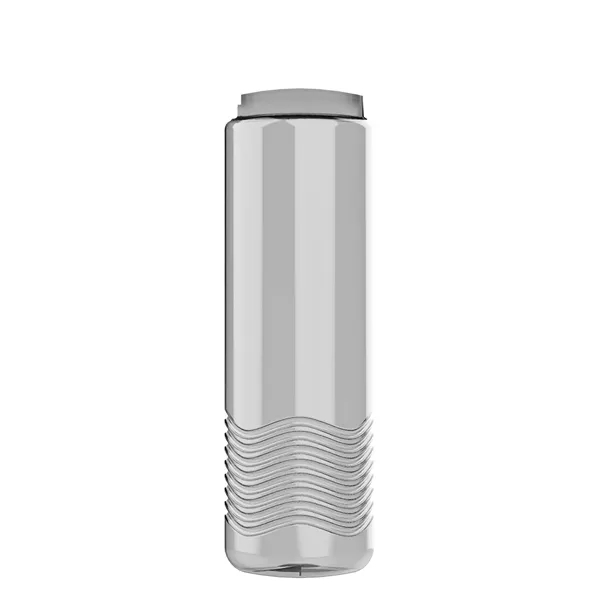 New Slim Cylinder Design 24 oz. Transparent Water Bottles with Push-Pull... from ASI 40480 Koozie Group