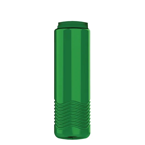 New Slim Cylinder Design 24 oz. Transparent Water Bottles with Push-Pull... from ASI 40480 Koozie Group
