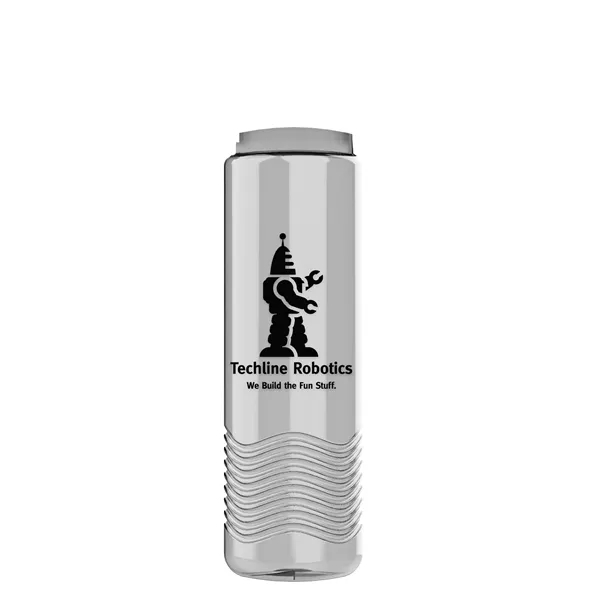 Wave - 24 oz Bottle -Ring Straw Lid... from ASI 40480 Koozie Group
