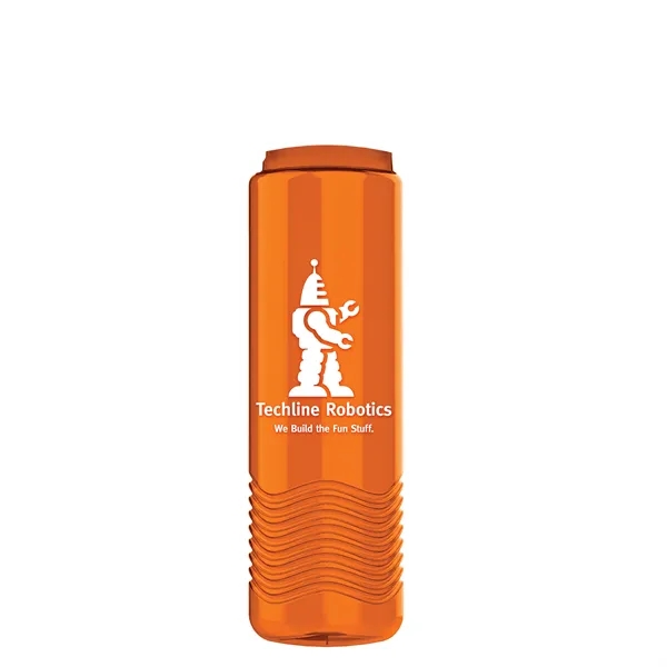 Wave - 24 oz Bottle -Ring Straw Lid... from ASI 40480 Koozie Group