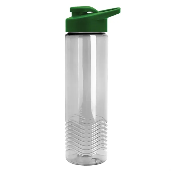 New Slim Cylinder Design 24 oz. Transparent Sport Bottle with Drink-Thru... from ASI 40480 Koozie Group