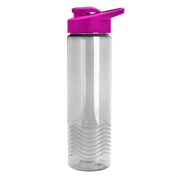 New Slim Cylinder Design 24 oz. Transparent Sport Bottle with Drink-Thru... from ASI 40480 Koozie Group