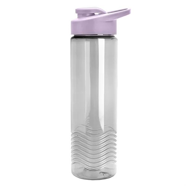 New Slim Cylinder Design 24 oz. Transparent Sport Bottle with Drink-Thru... from ASI 40480 Koozie Group