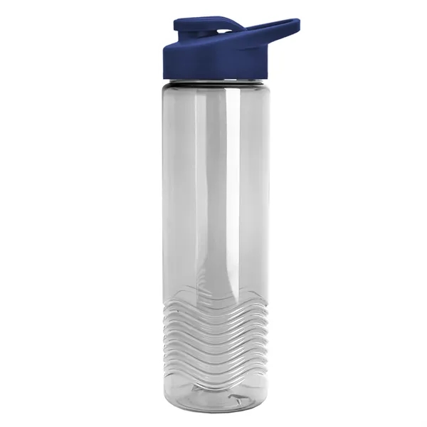 New Slim Cylinder Design 24 oz. Transparent Sport Bottle with Drink-Thru... from ASI 40480 Koozie Group