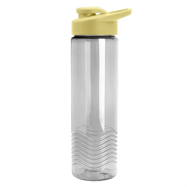 New Slim Cylinder Design 24 oz. Transparent Sport Bottle with Drink-Thru... from ASI 40480 Koozie Group
